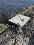 vissteigers leidse vaart aan de Woudsedijk bij Langeraar